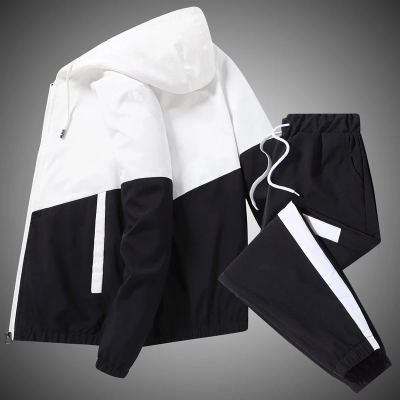 Men's Zip Tracksuit Set