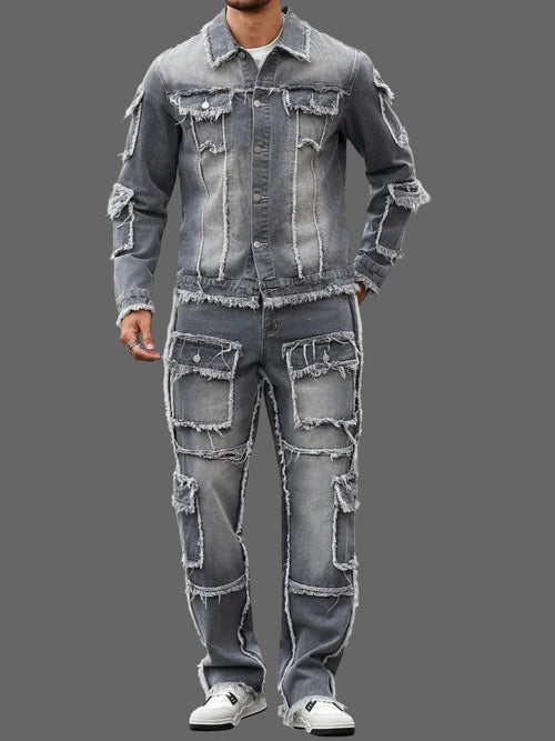 Grey Denim Street Set