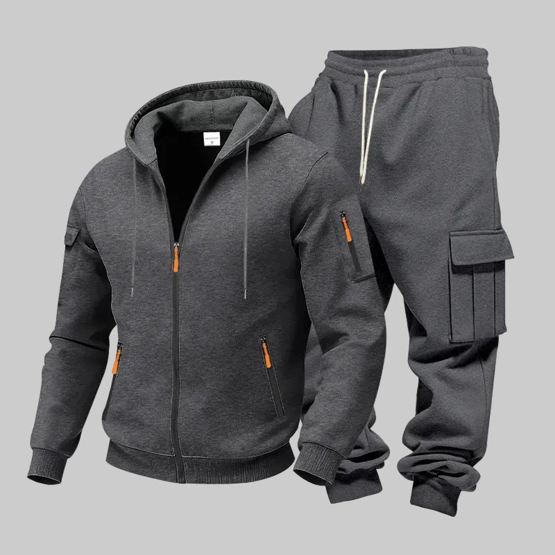 Men's Fleece Hooded Set