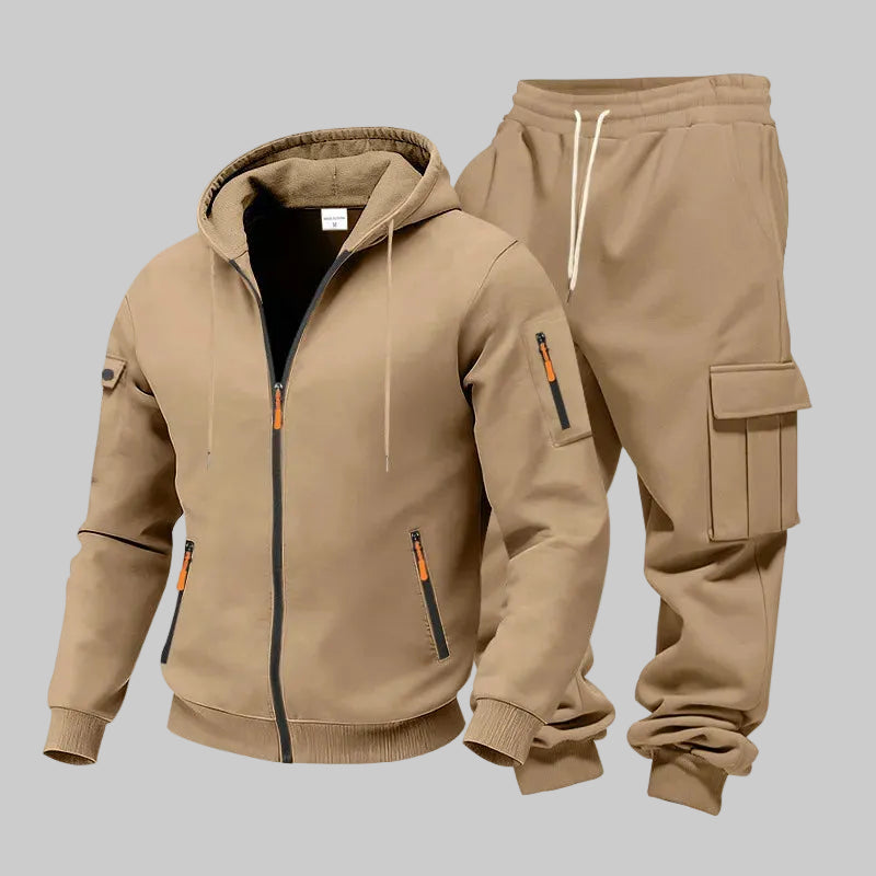 Men's Fleece Hooded Set