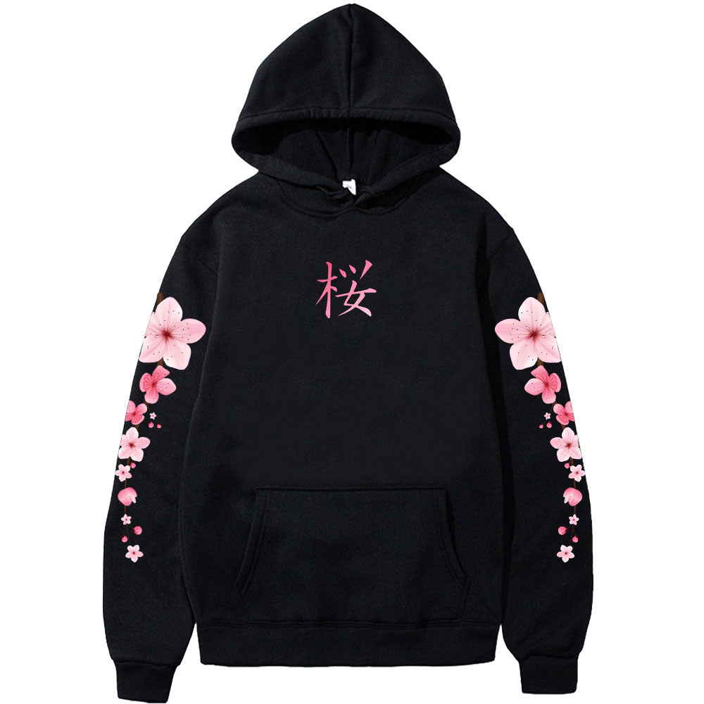 Sakura Blossom Graphic Hoodie