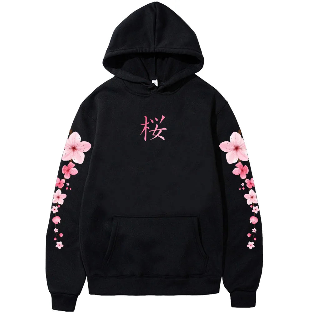 Sakura Blossom Graphic Hoodie