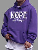 UrbanTrendz Men's Fleece Letter Hoodie