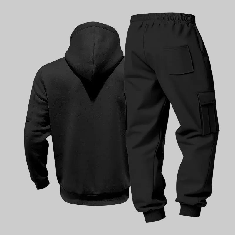 Men's Fleece Hooded Set