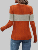Chic Color-Block Design T-shirt