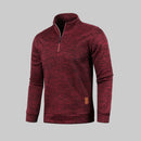 Half-Zip Sweatshirt – Minimal Warm Pullover