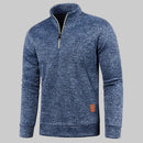 Half-Zip Sweatshirt – Minimal Warm Pullover