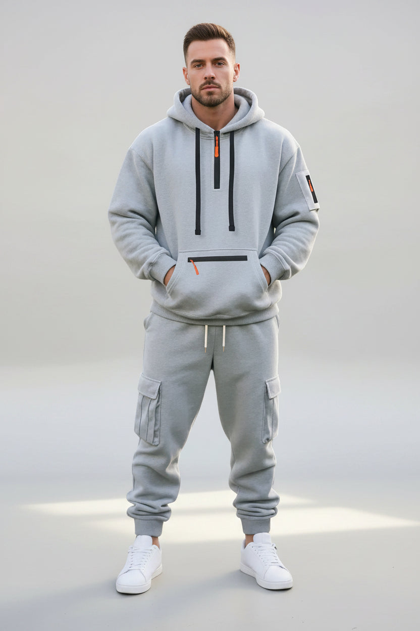 Knit Fleece Sweater Set