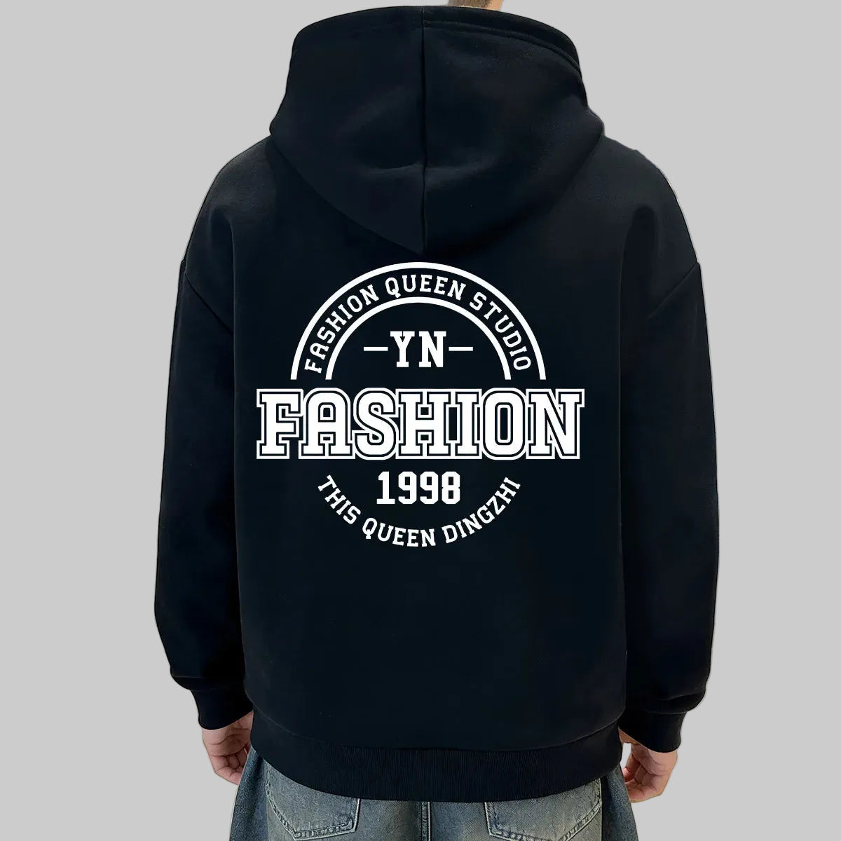 Heavyweight Fleece Pullover Hoodie | Oversized Kangaroo Pocket Sweatshirt for Men & Women