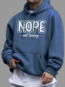 UrbanTrendz Men's Fleece Letter Hoodie