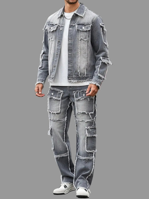 Grey Denim Street Set