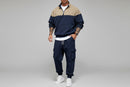 Fleece Contrast Casual Co-ord