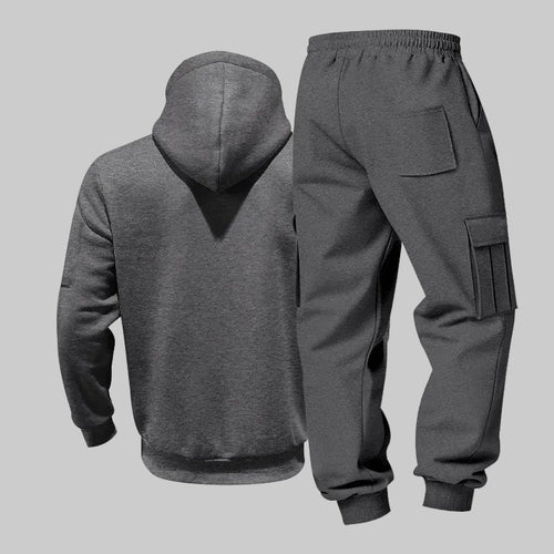 Men's Fleece Hooded Set