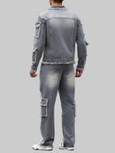 Grey Denim Street Set