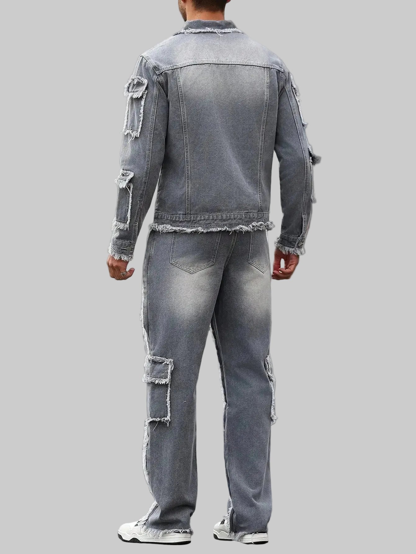 Grey Denim Street Set