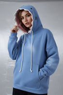 Shark Cartoon Pullover Hoodie