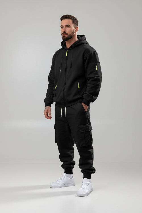 Men's Fleece Hooded Set