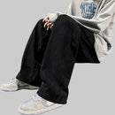 Fleece Cargo Jeans – Warm Loose Fit Winter Pants