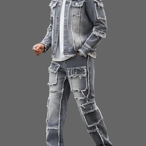 Grey Denim Street Set