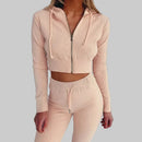 Slim Zip Hooded Suit
