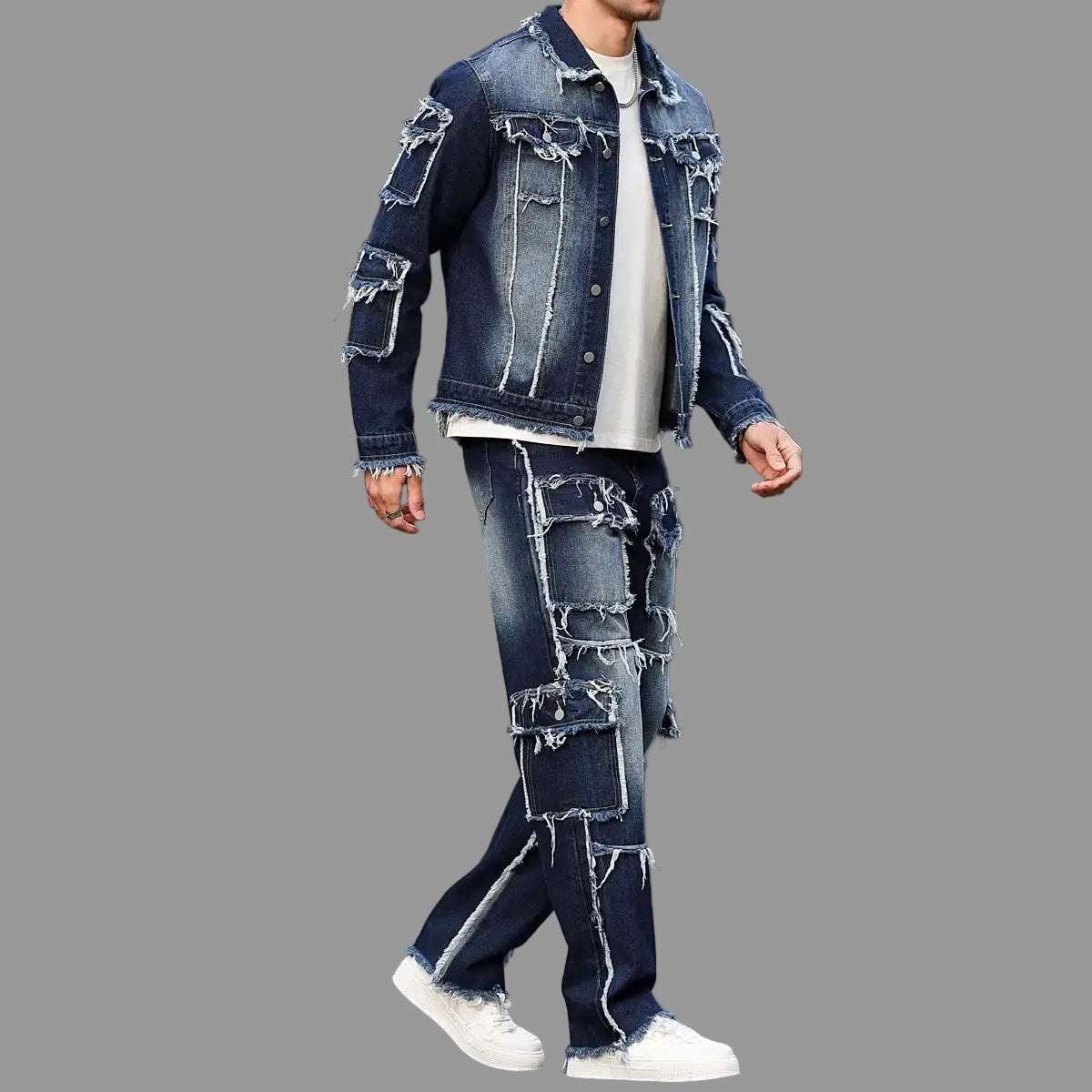 Premium Blue Denim Co-ord
