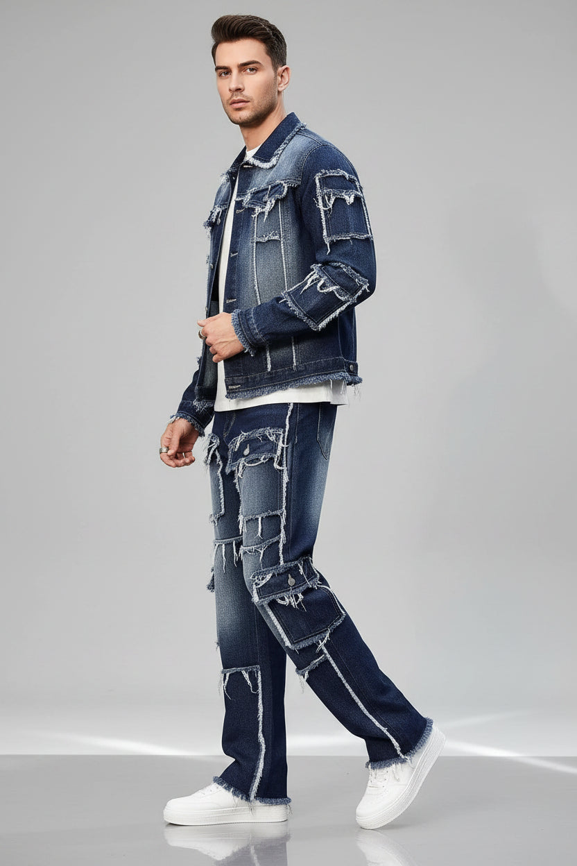 Premium Blue Denim Co-ord