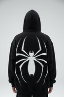 Spider Web Zip Hoodie