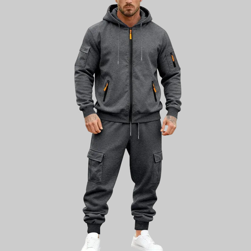 Men's Fleece Hooded Set