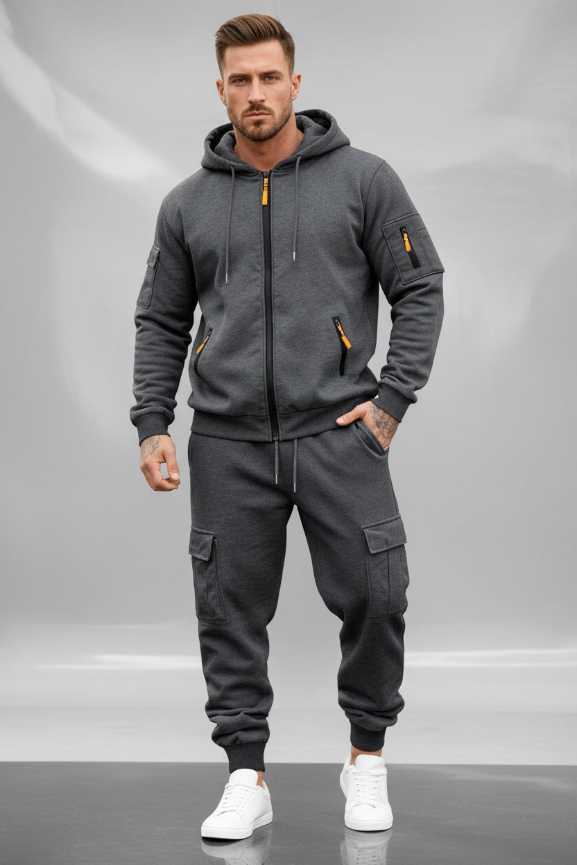 Men's Fleece Hooded Set