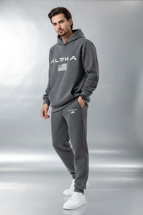 Fleece Zip Hoodie Set