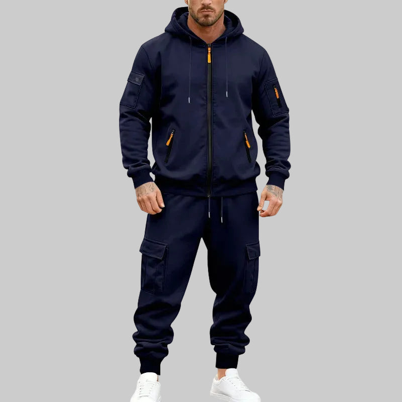 Men's Fleece Hooded Set