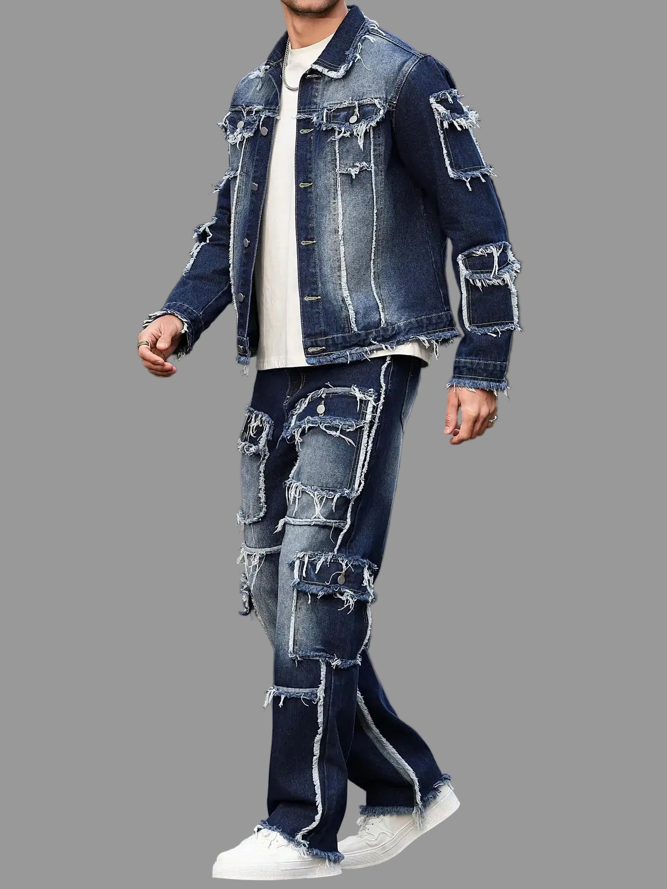 Premium Blue Denim Co-ord