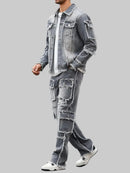 Grey Denim Street Set