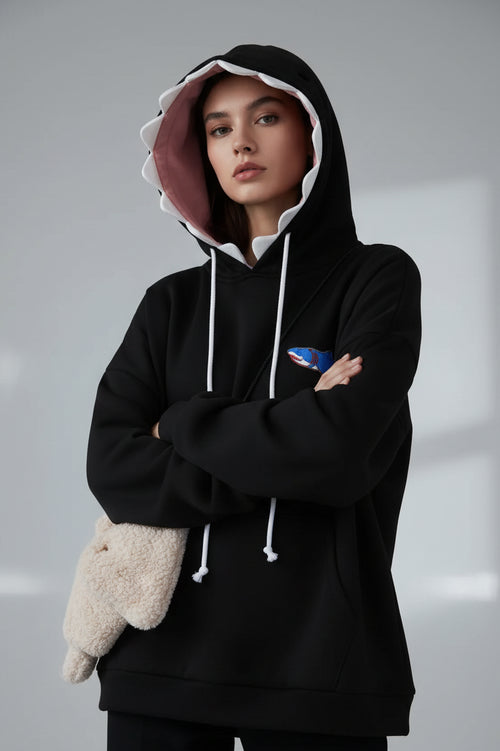 Shark Hoodie – Oversized Streetwear Pullover