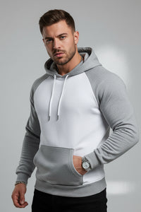 Men's Raglan Contrast Hoodie