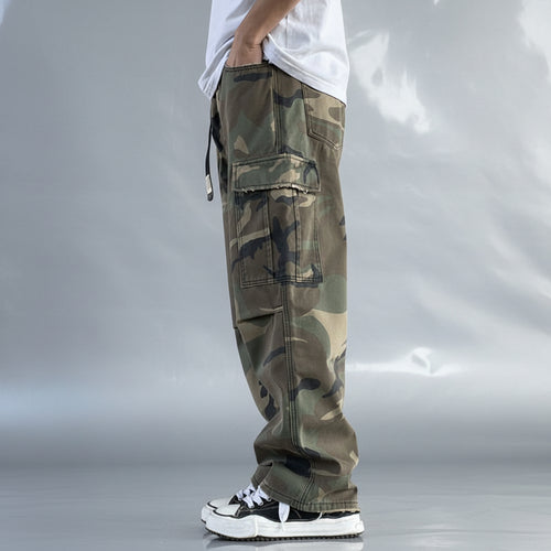 Men's Camo Straight Trousers