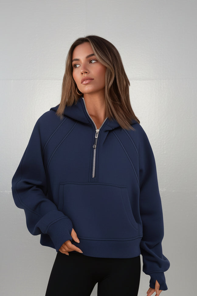 Solid Colour Pullover Hoodie