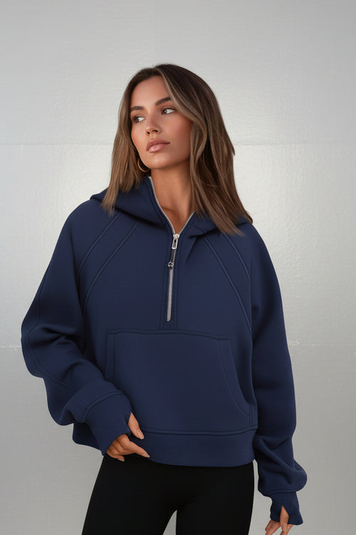 Solid Colour Pullover Hoodie