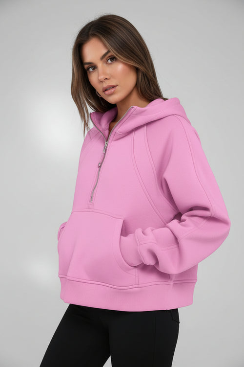 Solid Colour Pullover Hoodie