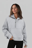 Solid Colour Pullover Hoodie