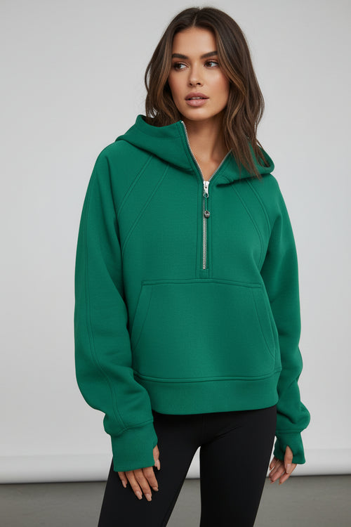Solid Colour Pullover Hoodie
